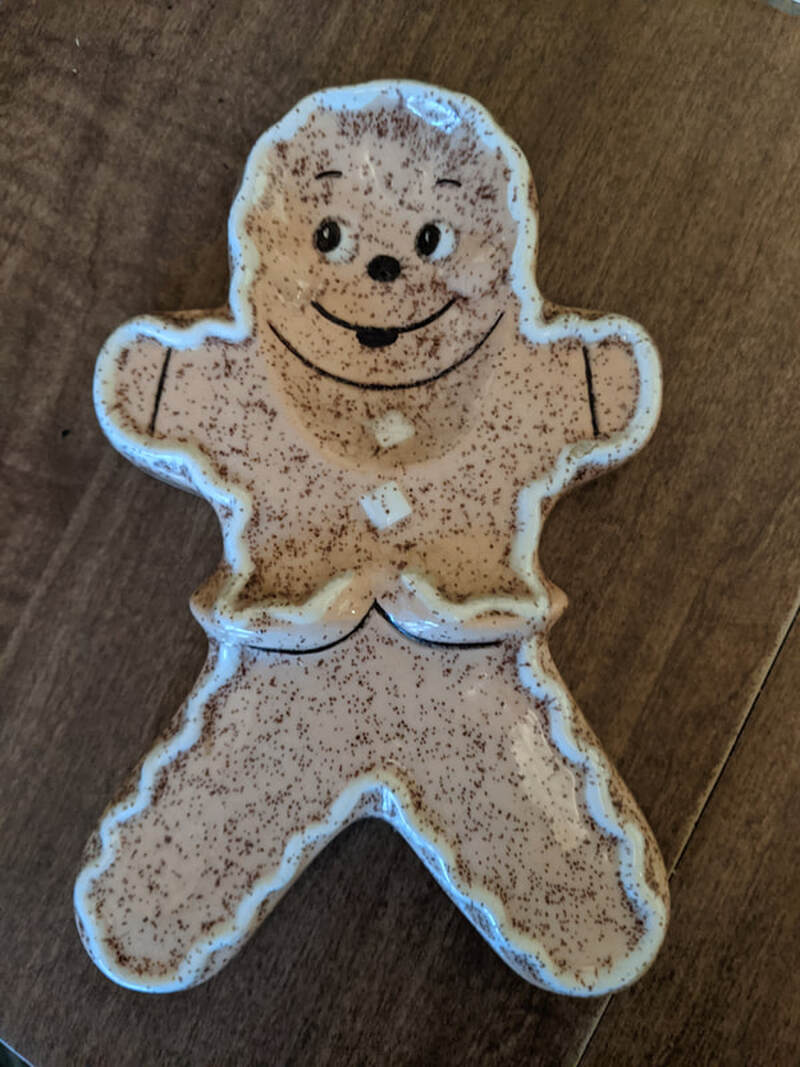 Gingerbread Man Spoon Holder