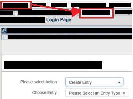 Location of the first link, under a tab and sub-tab