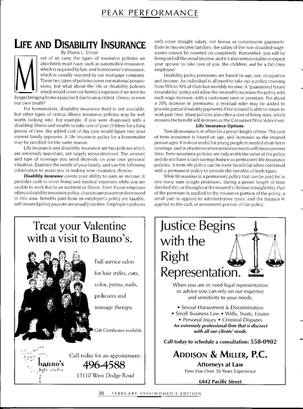 Women's Edition Magazine - February 1999 - Page 38